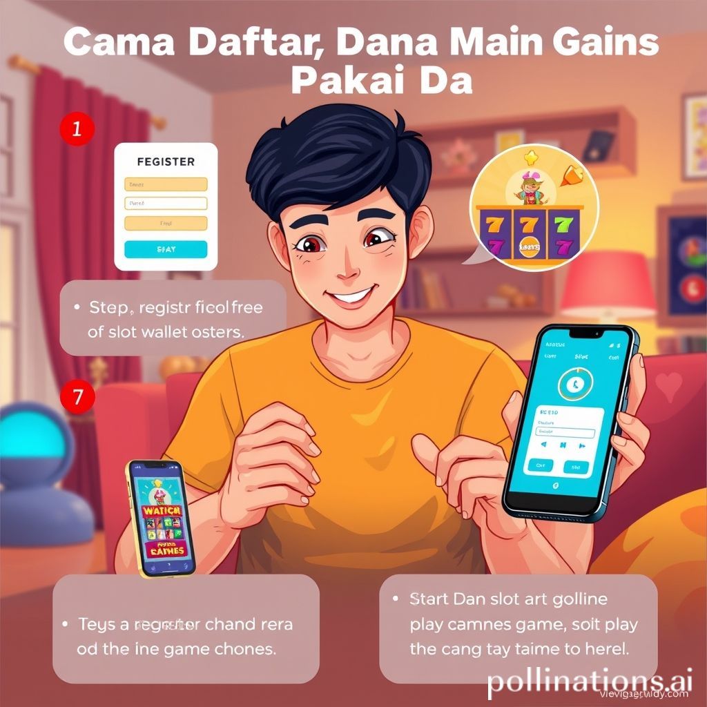 Cara Daftar Dan Main Slot Pakai Dana